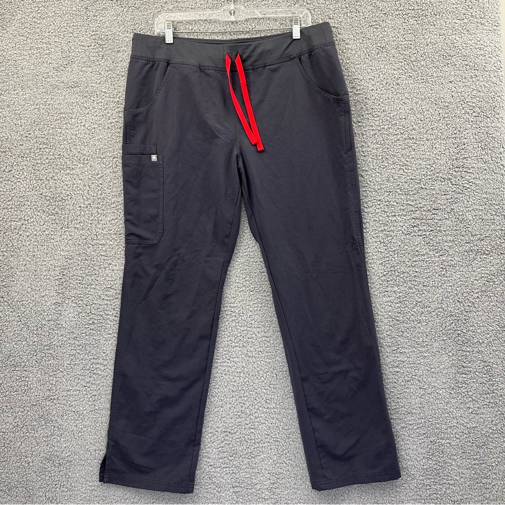 Figs Kade Cargo Scrub Pants Dark Gray Women's Size Large